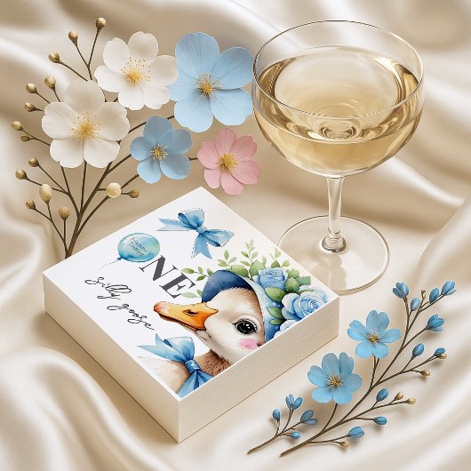 One Silly Goose Boy Birthday  Servet