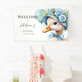 One Silly Goose Boy Birthday Spandoek (Insitu)