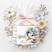 One Silly Goose Boy Birthday  Vierkante Sticker