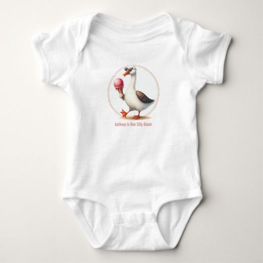 One Silly Goose Custom Romper (Voorkant)