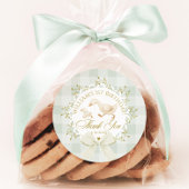 One Silly Goose Gender neutral Sage Birthday Ronde Sticker