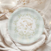 One Silly Goose Gender neutral Sage green Birthday Papieren Bordje