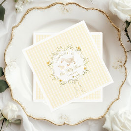 One Silly Goose Gender neutral Wildflower Yellow Servet