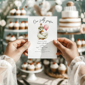 One Silly Goose Girl 1st Birthday  Kaart