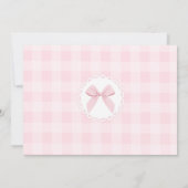 One Silly Goose Girl 1st Birthday Thank you card Kaart (Achterkant)