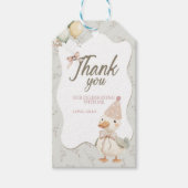 One Silly Goose, Goose, ONE, First Birthday, Goose Cadeaulabel (Voorkant)