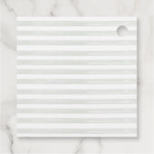 One Silly Goose Green Bow 1st Birthday Bedankjes Labels (Achterkant)