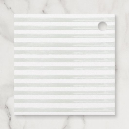 One Silly Goose Green Bow 1st Birthday Bedankjes Labels (Achterkant)