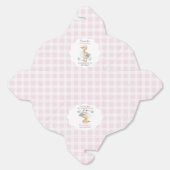 One Silly Goose Pink Gingham Girl First Birthday Bedankdoosjes (Ongevouwen)