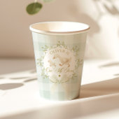 One Silly Goose Sage Gingham Gender neutral Papieren Bekers