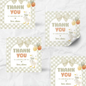 One Silly Goose Spring Birthday Vierkante Sticker