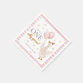 One Silly Goose Spring Party Farm First Birthday Servet (Hoek)