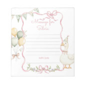 One Silly Goose time capsule message Notitieblok (Voorkant)