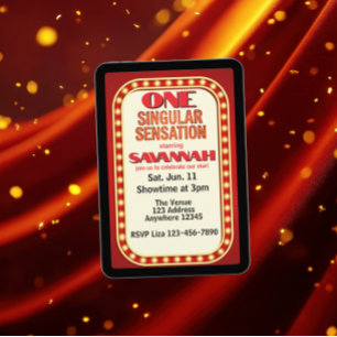 One Singular Sensation, Broadway 1e verjaardag Kaart