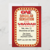 One Singular Sensation, Broadway 1st Birthday Kaart (Voorkant)