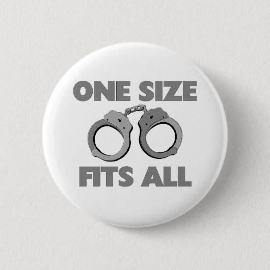 One Size Fits All Ronde Button 5,7 Cm (Voorkant)