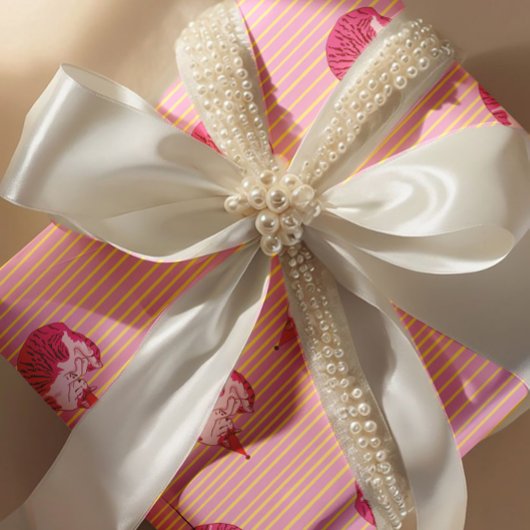 One Sleepy Cat 1st Birthday Welcome Cadeaupapier