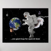 One Small Step for Squirrel Kind Poster (Voorkant)