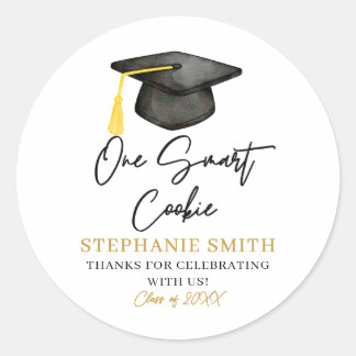 One Smart Cookie 2026 Afstuderen  Ronde Sticker