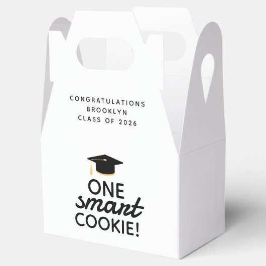 One Smart Cookie Afstuderen Bedankdoosjes (Geopend)