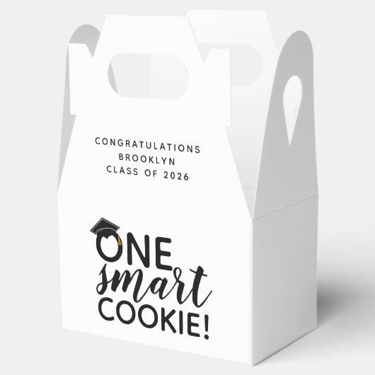 One Smart Cookie Afstuderen Bedankdoosjes (Geopend)