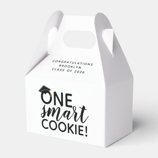 One Smart Cookie Afstuderen Bedankdoosjes (Voorkant Zijde)
