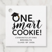 One Smart Cookie Afstuderen Bedankjes Labels (Voorkant)