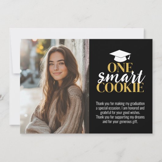 One Smart Cookie - Afstuderen Bedankt - Foto (Voorkant)