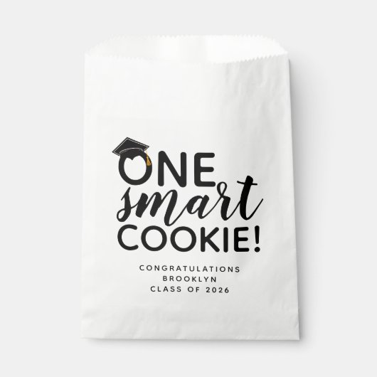 One Smart Cookie Afstuderen Bedankzakje (Voorkant)