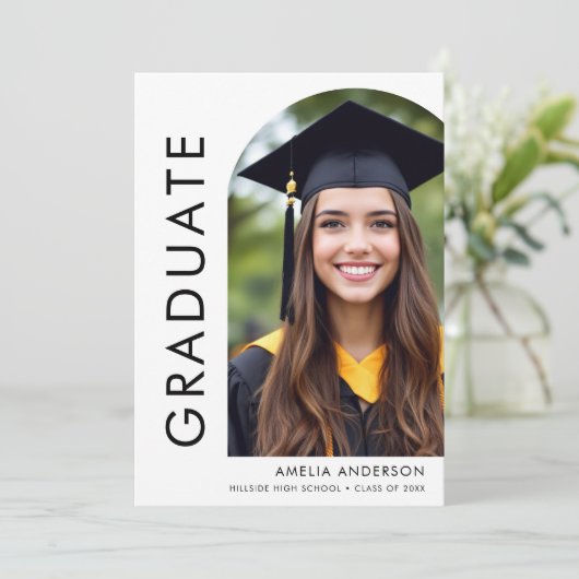 One Smart Cookie Afstuderen Fotoaankondiging Aankondiging (Staand voorkant)