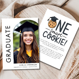 One Smart Cookie Afstuderen Fotoaankondiging Aankondiging