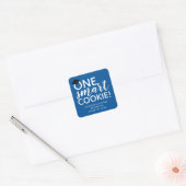 One Smart Cookie Afstuderen Vierkante Sticker (Envelop)