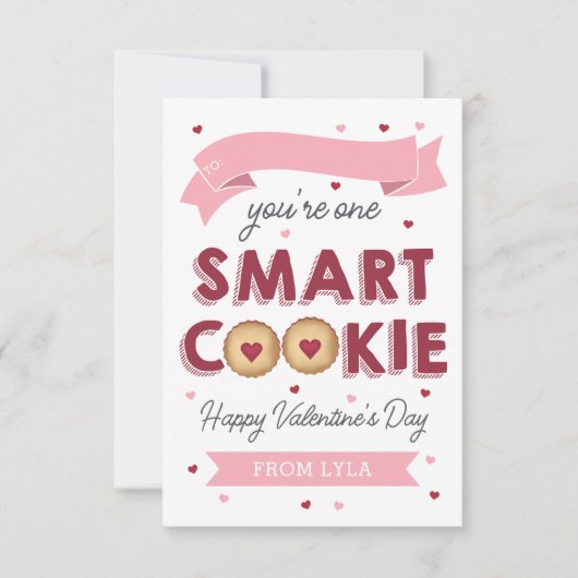 One Smart Cookie Classroom Valentijnsdag Kaart (Voorkant)