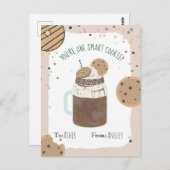 One Smart Cookie Crazy Milkshake Kinder Valentijn Briefkaart (Voorkant / Achterkant)