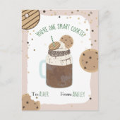 One Smart Cookie Crazy Milkshake Kinder Valentijn Briefkaart (Voorkant)