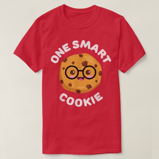 One Smart Cookie Cute Funny Kawaii Chocolate Chip T-shirt (Design voorkant)