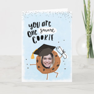 One Smart Cookie Funny Photo Afstuderen Kaart