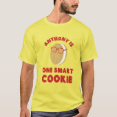 One Smart Cookie gepersonaliseerd Afstuderen T-shirt (Voorkant)