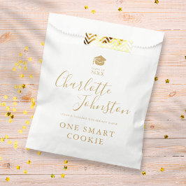 One Smart Cookie Goud Schrift Afstudeerfeest Bedankzakje