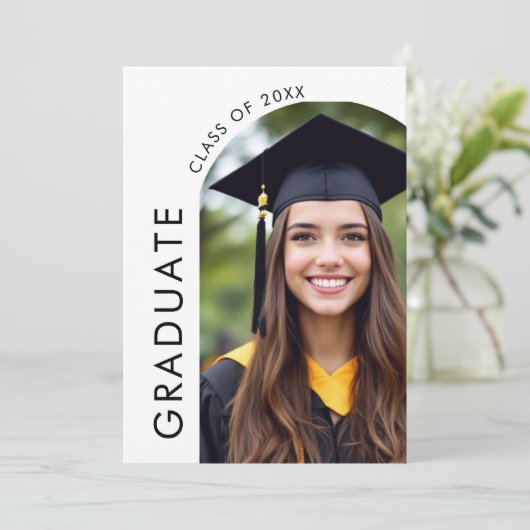 One Smart Cookie Graduation Party Arch Foto Kaart (Staand voorkant)