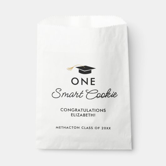 One Smart Cookie High School Afstuderen Bedankzakje (Voorkant)