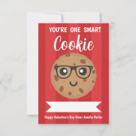 One Smart Cookie - Kids Classroom Valentine's Day Notitiekaartje