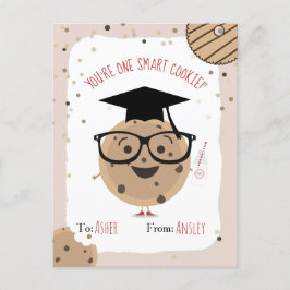 One Smart Cookie & Milk Kinder Classroom Valentijn Briefkaart