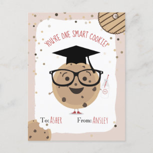 One Smart Cookie & Milk Kinder Classroom Valentijn Briefkaart