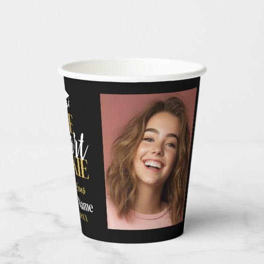 One Smart Cookie - Modern Afstuderen 2 foto's Papieren Bekers (Achterkant)