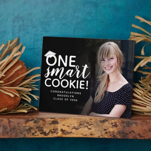One Smart Cookie Photo Afstuderen Fotoplaat (Zijkant)