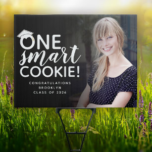 One Smart Cookie Photo Afstuderen Tuinbord