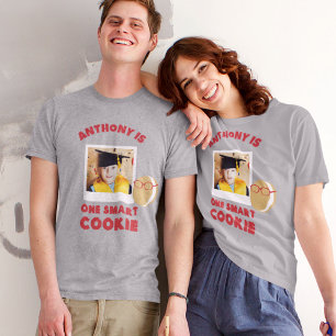 One Smart Cookie Photo gepersonaliseerd Afstuderen T-shirt