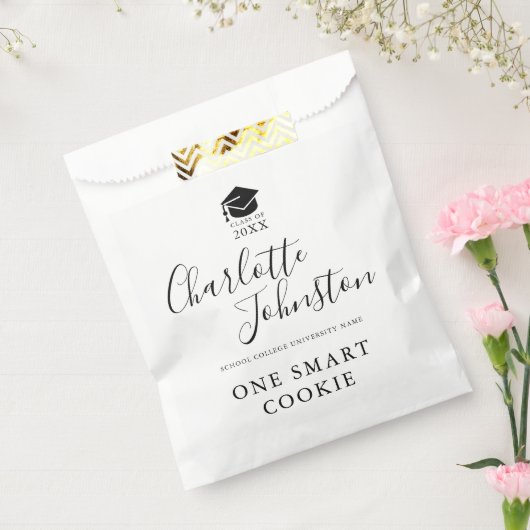 One Smart Cookie Signature Script Afstudeerfeest Bedankzakje (Gezegeld)
