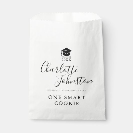 One Smart Cookie Signature Script Afstudeerfeest Bedankzakje (Voorkant)